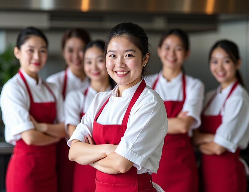 Pasukan pakar katering Rasa Sayang yang profesional dan berpengalaman